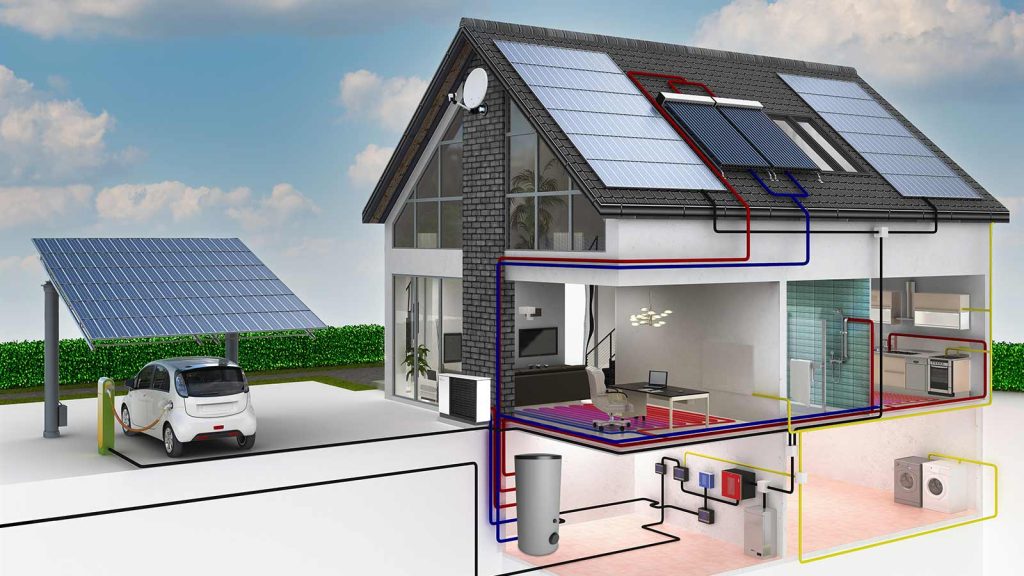 Majitelé domů, kteří chtějí snížit svou uhlíkovou stopu a ušetřit peníze za energii, se stále častěji obracejí na kombinaci tepelného čerpadla a fotovoltaické technologie (FV). Tato kombinace obnovitelných zdrojů energie přináší mnoho výhod, včetně lepší energetické účinnosti, ekonomických úspor a menšího vlivu na životní prostředí. Tepelné čerpadlo, často označované jako tepelné čerpadlo, je zařízení, které přenáší teplo z jednoho místa na druhé s využitím velmi malého množství energie. Funguje tak, že odebírá teplo ze vzduchu, země nebo vody a přenáší je do topného systému domu. Vzhledem k tomu, že mohou vyrobit až čtyřikrát více energie, než spotřebují, představují tepelná čerpadla spolehlivý a úsporný způsob vytápění a chlazení domu. Na druhou stranu fotovoltaická technologie je typ obnovitelné energie, který pomocí solárních panelů přeměňuje sluneční světlo na elektřinu. Fotovoltaické panely mohou vyrábět elektřinu, kterou lze použít k napájení osvětlení a domácích spotřebičů, pokud jsou namontovány na střeše budovy. Fotovoltaické systémy mohou pomoci domácnostem snížit závislost na konvenčních fosilních palivech a jejich uhlíkovou stopu využitím sluneční energie. Kombinací tepelných čerpadel a fotovoltaických (FV) systémů lze získat komplexní řešení pro vytápění domu i výrobu elektřiny. Níže jsou uvedeny některé z hlavních výhod spojení těchto technologií: 1. Zvýšení energetické účinnosti Majitelé domů mohou integrací fotovoltaické technologie a tepelného čerpadla zvýšit energetickou účinnost svých domů. Během dne fotovoltaický systém vyrábí elektřinu, kterou lze využít k provozu tepelného čerpadla. Díky tomu nebude tepelné čerpadlo muset odebírat energii ze sítě a může pracovat na obnovitelnou energii. Množství energie potřebné k vytápění a chlazení domu se tak může snížit, což vede k levnějším nákladům na energii a menší uhlíkové stopě. 2. Úspora peněz Další výhodou spojení tepelného čerpadla s fotovoltaickou technologií je možnost úspory nákladů. Majitelé domů mohou snížit svou závislost na elektrické síti tím, že si pomocí fotovoltaického systému vyrobí vlastní elektřinu. Díky tomu se mohou snížit jejich celkové náklady na energii i účty za elektřinu. Instalace fotovoltaické elektrárny může být cenově dostupnější díky četným vládním a energetickým pobídkám poskytovaným domácnostem, které instalují systémy obnovitelných zdrojů energie. 3. Menší vliv na životní prostředí Kombinace obnovitelných zdrojů energie má mnoho výhod, jednou z nich je menší negativní vliv na životní prostředí. Majitelé domů mohou výrobou energie pomocí fotovoltaického systému snížit svou závislost na fosilních palivech, která jsou významným zdrojem emisí skleníkových plynů. Tepelná čerpadla jsou navíc spolehlivou a udržitelnou metodou. Také proto, že k přenosu tepla z jednoho místa na druhé využívají jen minimální množství energie, jsou tepelná čerpadla efektivním a ekologickým způsobem vytápění a chlazení domu. Majitelé domů mohou kombinací těchto technologií výrazně snížit svou uhlíkovou stopu a přispět ke snížení důsledků klimatických změn. 4. Větší míra energetické nezávislosti Majitelé domů mohou zvýšit svou energetickou nezávislost využitím fotovoltaického systému k výrobě vlastní elektřiny. Mohou se tak potenciálně vyhnout výpadkům elektřiny v době vysoké poptávky, protože jsou díky tomu méně závislí na rozvodné síti. Majitelé domů mohou také využívat obnovitelnou energii k vytápění a chlazení svých domů pomocí tepelného čerpadla namísto neobnovitelných zdrojů energie. 5. Dlouhodobé investice Kombinace fotovoltaického systému a topného čerpadla